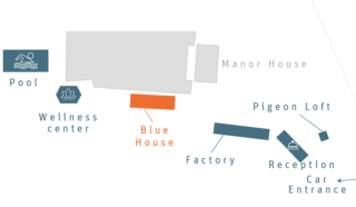 Plan of the blue house