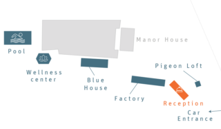 Plan of the reception